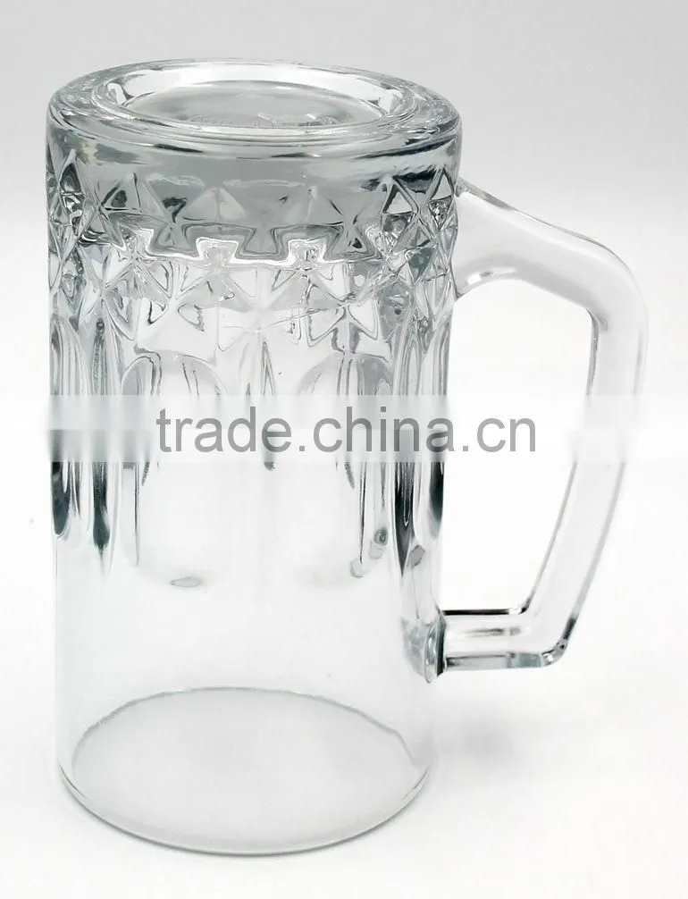 Western most popular empty beer drinking glass cup