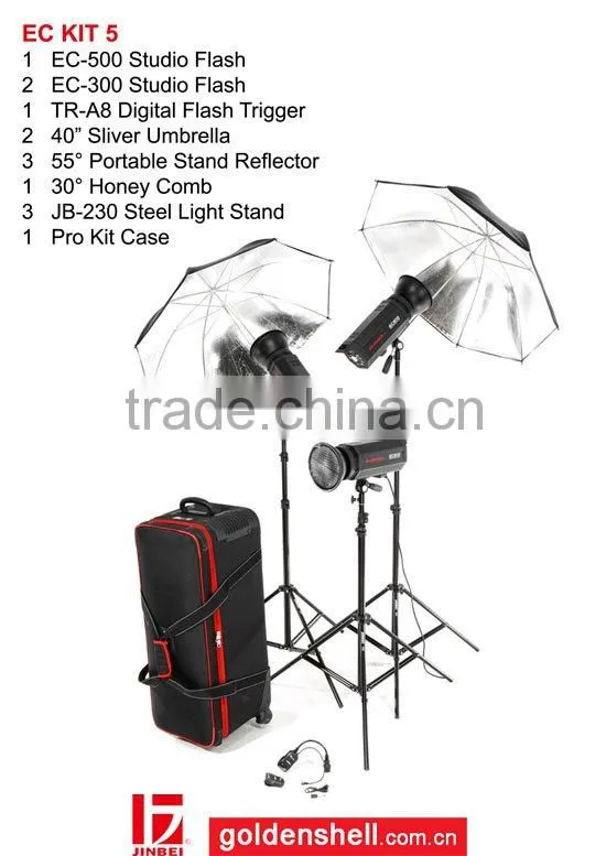 JINBEI Manufactuer EC Series Studio Flash Lighting Suit 5