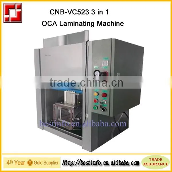3 in 1 bonding machine for mobile phone LCD repair vacuum laminating