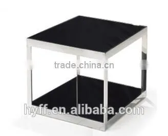 glass top coffee table,metal glass coffee table,glass tea table design DJ106-2