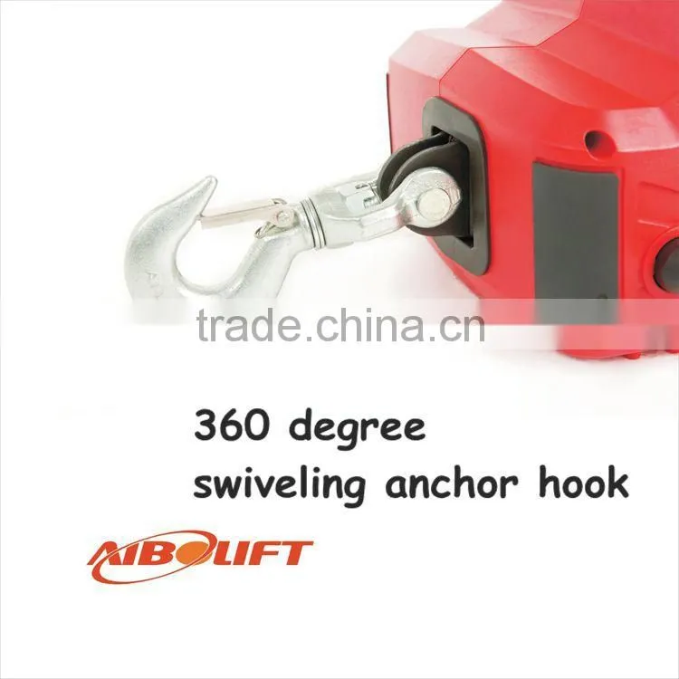 electric winch 450kg mini tractor block remote control