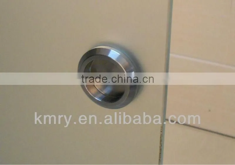 304 Stainless Steel Modern Single Glass Panel Door Sliding Interior Glass Door(KT9001)