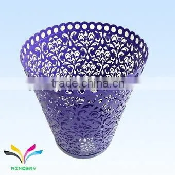 OEM design metal plastic bathroom for small plastic mini trash can