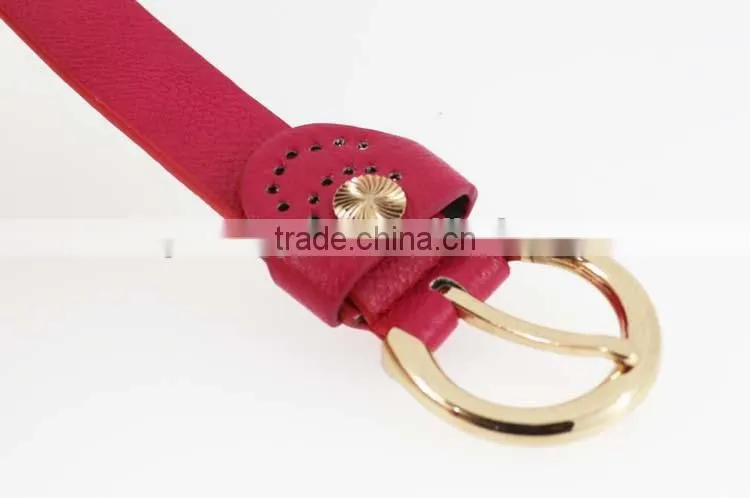 2015 Women's fashion pu studded beads belt for jeans with metal beads in yiwu