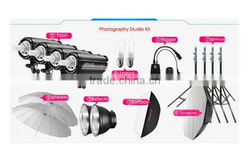 Sunlamps Often Light Photography Light Video Light Four Lamps Photographic Equipment Photographic Studio Equipment Sets