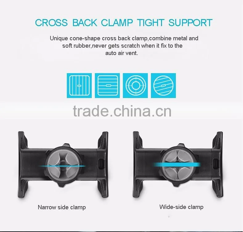 2016 Dongguan Factory wholesale new design universal air vent magnet car holder for iPhone