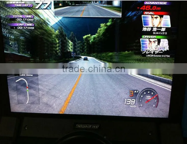 Coin OperatedTwo Player Initial D5 Arcade Car Racing Simultor Games Machine