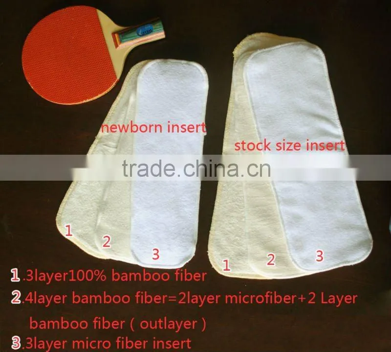 Alva economicB4LAYERS bamboo diaper inserts