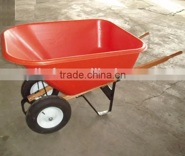 two wheel heavy duty wheelbarrow