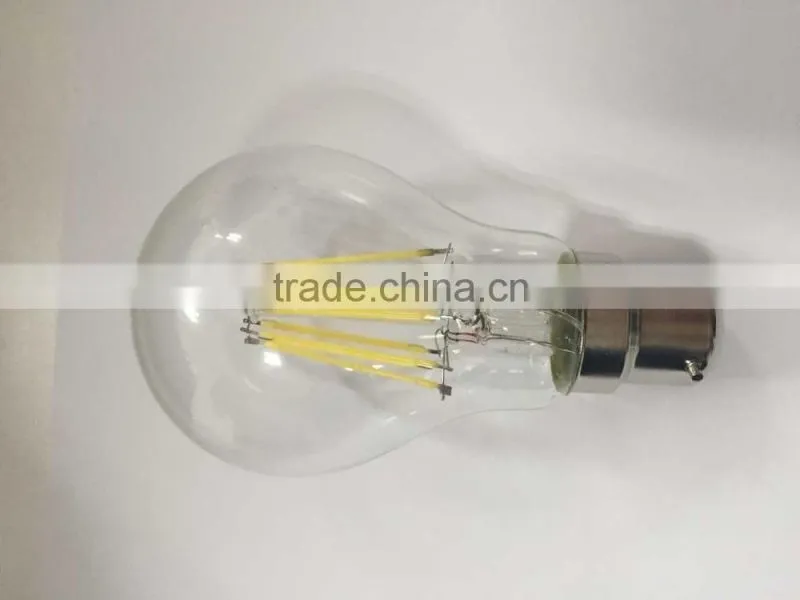 CE UL 230V 120V led filament bulb 8w