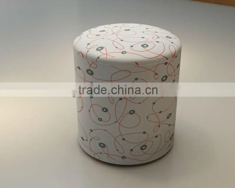 Home Furniture Moroccan Leather Pouf Ottoman