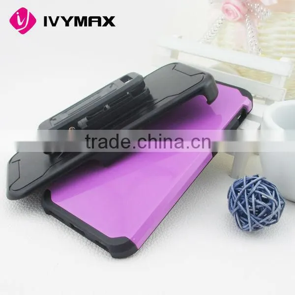 Cell phone belt clip stand case for apple iphone6 4.7'