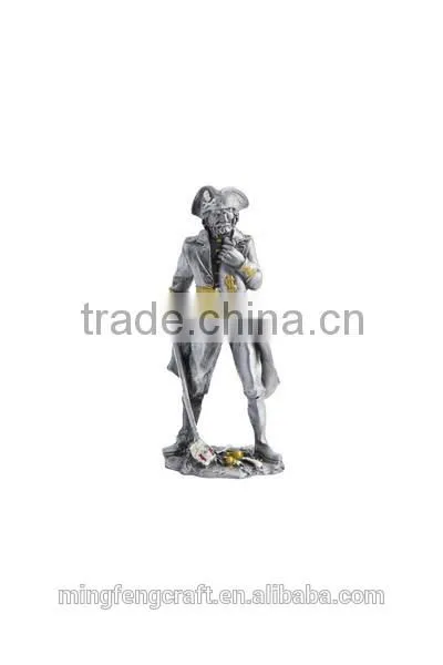 home decoration metal skull