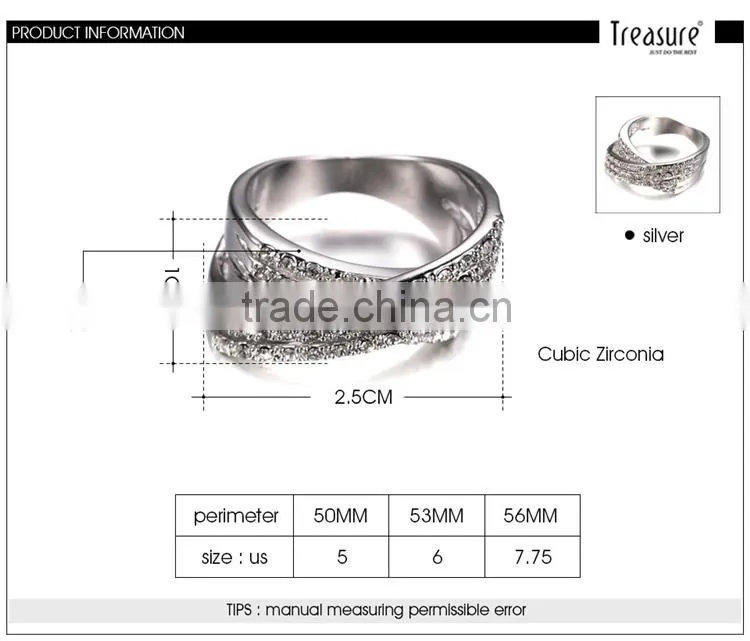 Fashion silver diamond jewelry zircon ring 925 silver ring Fashion 2016