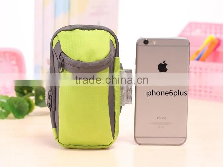 Waterproof outdoor sports 6 inch mobile phone arm bag