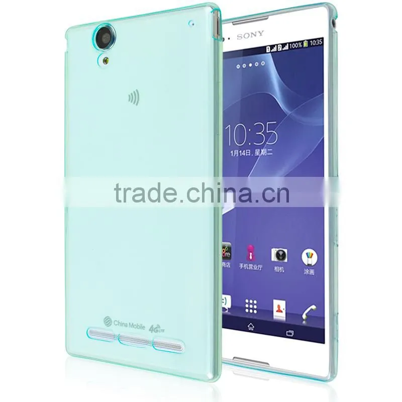 ultra-thin TPU cases back cover case for sony Xperia G T3 hard back cover case