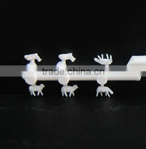 Building model materials, scale sheep for N scale , 1/150 scale farm model sheep ,white sheep
