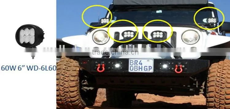 60w led work light for trucks / tractor / trailer