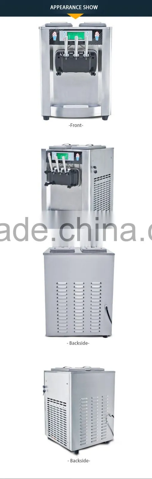 SS Cheap Soft Pre-cooling Ice Cream Machine