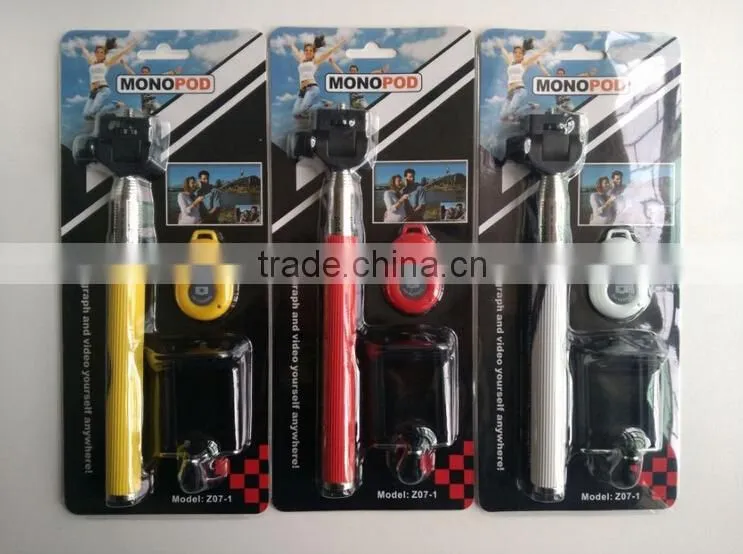Hot Selling Wireless Bluetooth Selfie Stick With Bluetooth Shutter