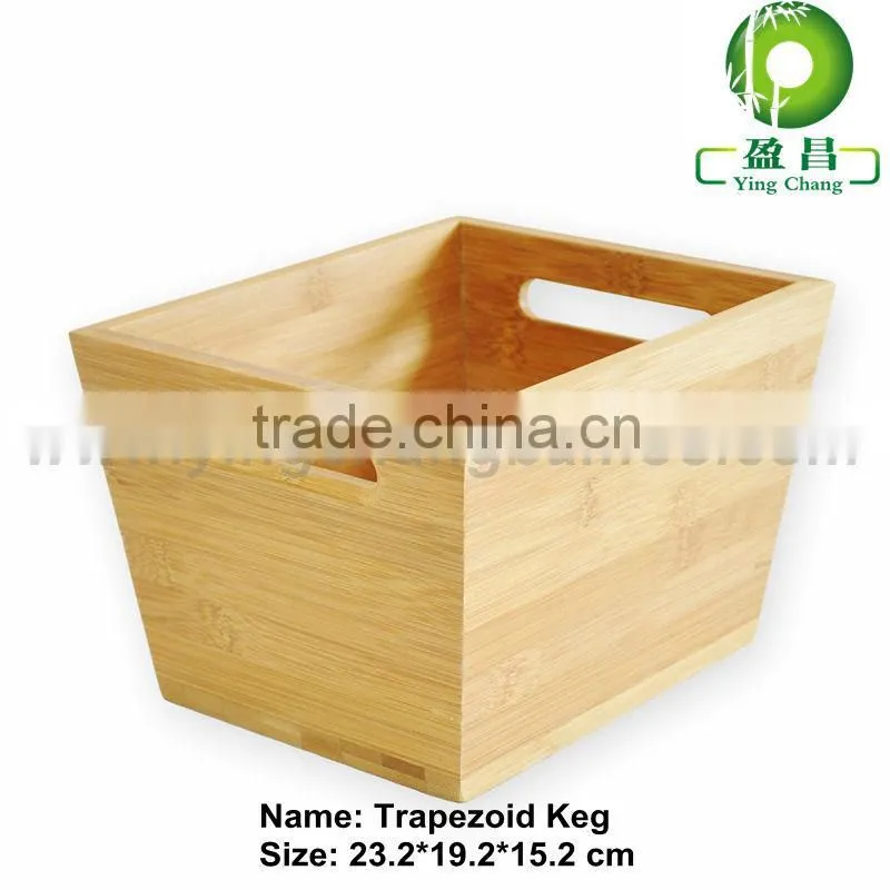 eco-friendly bamboo sugar and snacks storage box