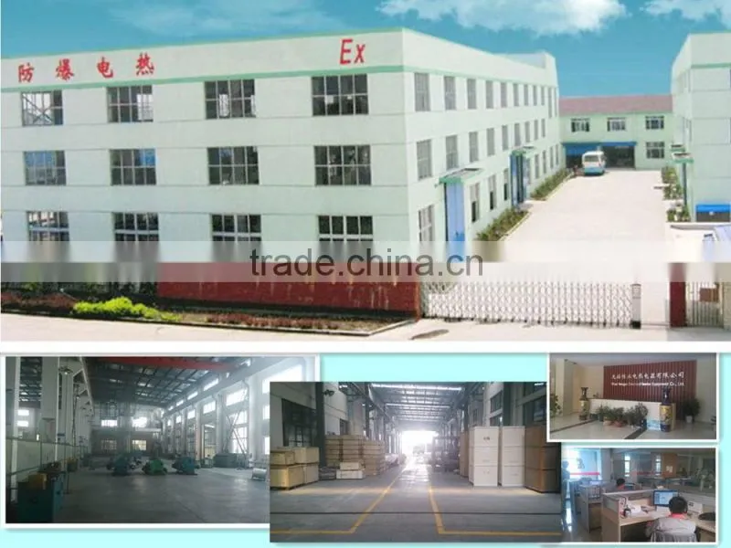 Control panel for explosion proof industrial electric heater