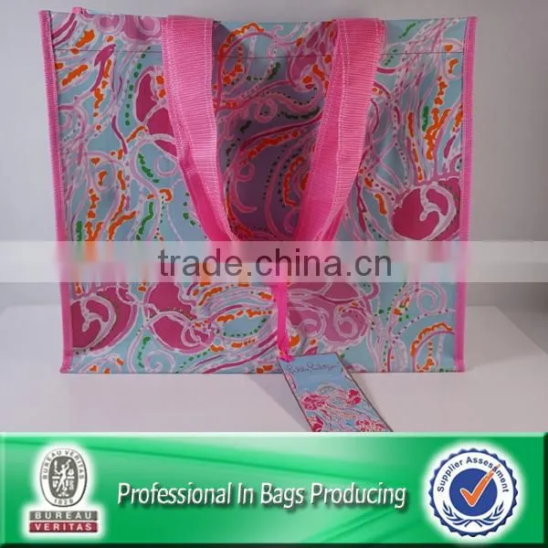 Lead-free Reusable Laminated Color PP Woven Bag