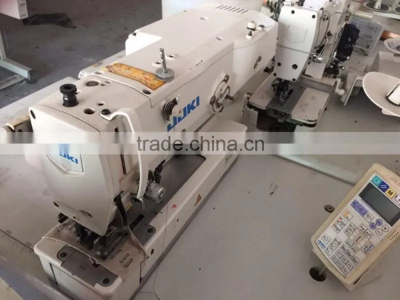 Juki 1790 electronic lockstitch straight button holing machine