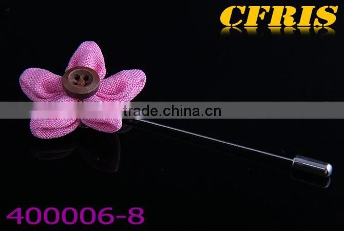 2015 New arriving star flower lapel pins