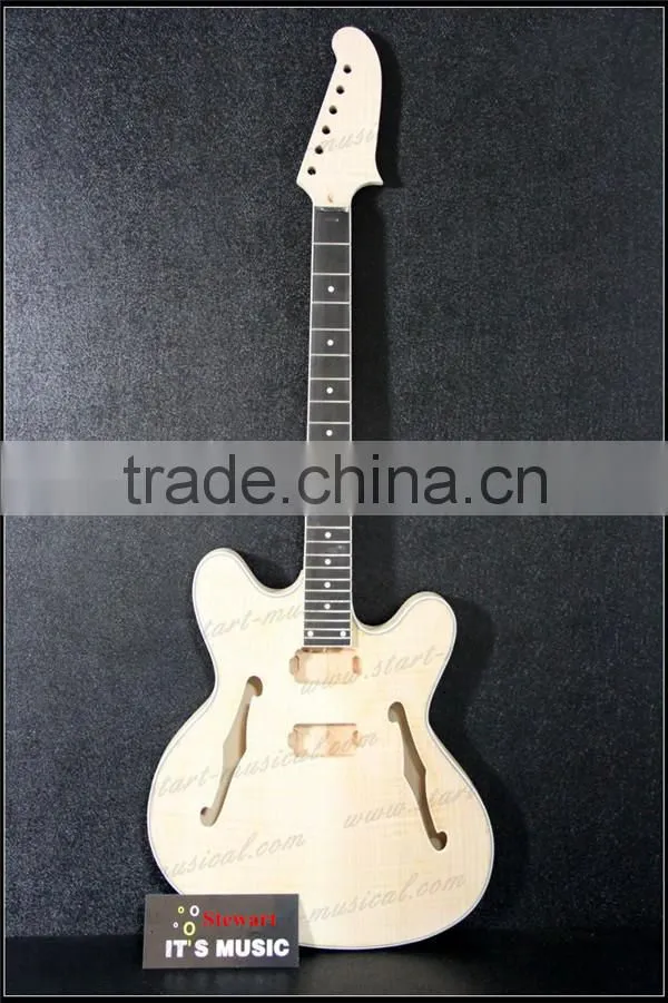 Customized diy made electric bass guitar kits