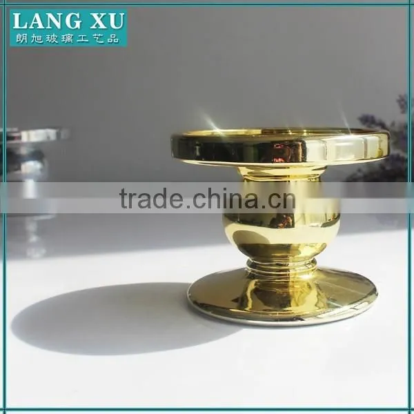 silver and gold bead pillar candle holders wholesale