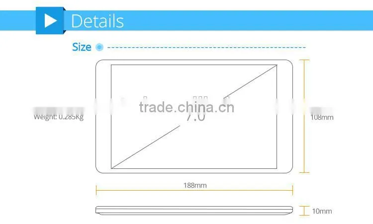 7 inch vatop win8 tablet computer pc