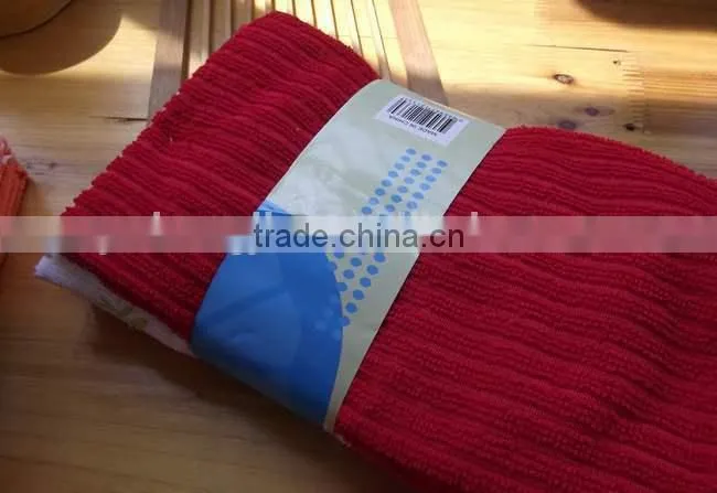 Stripe microfiber towel for kitchen