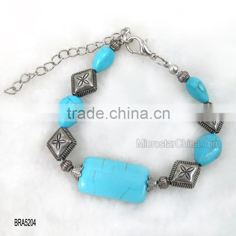 BRA5210 Wholesale Popular Tuiquoise Bracelet