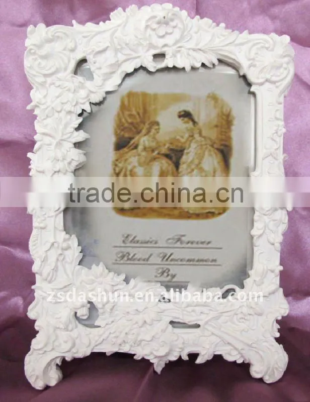 DS-004P European Resin Photo Frame /Polyresin Crafts/beautiful painting