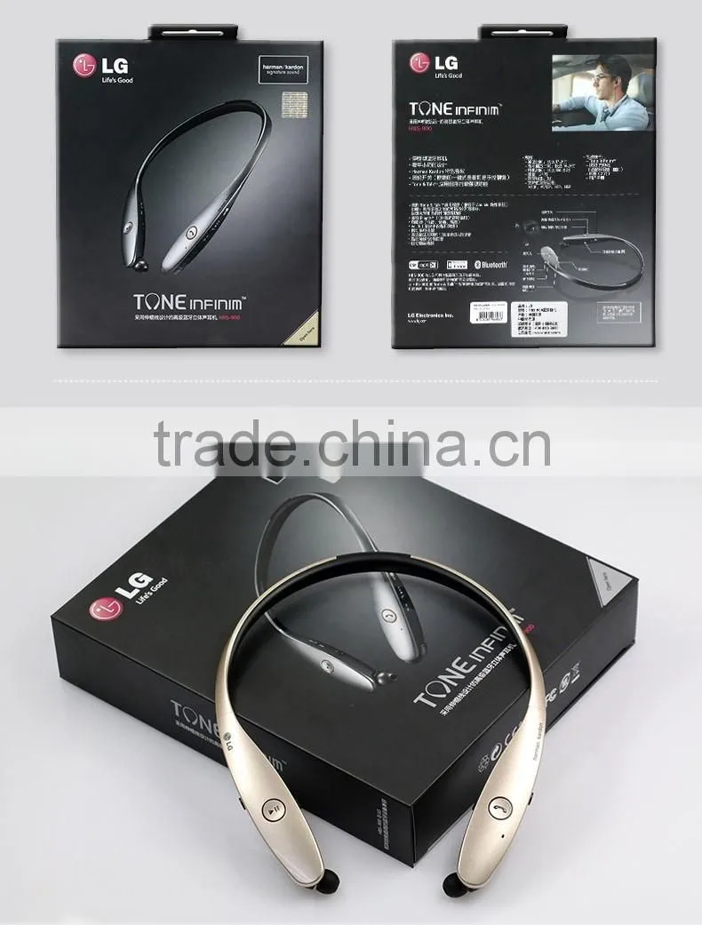 2016 hotest HBS 900 wireless bluetooth headset with noice canceling function