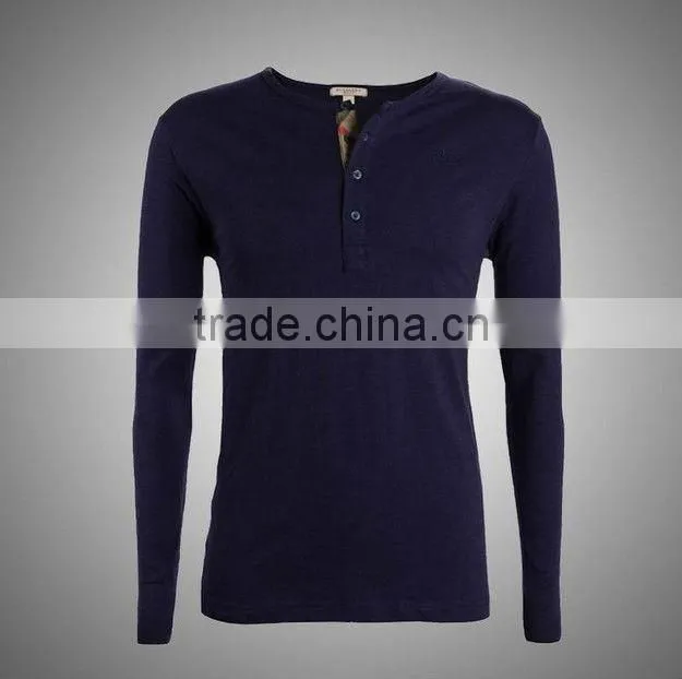 Men's newest fashion long sleeve t shirt