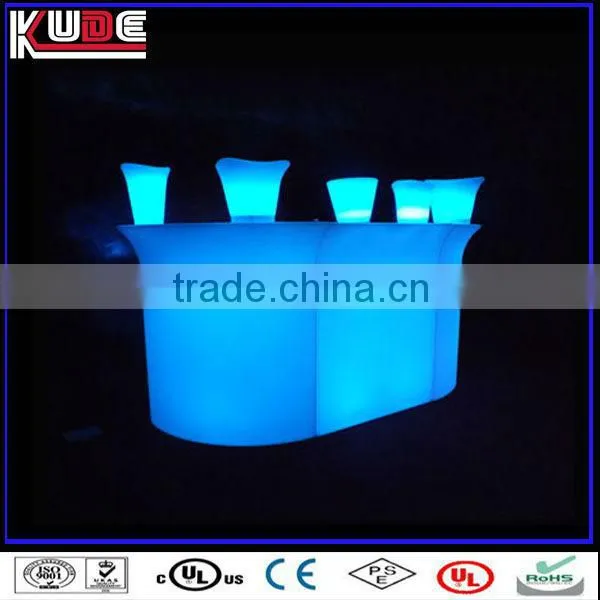 LED illuminated bar furniture modern home sectional bar counter design for sale