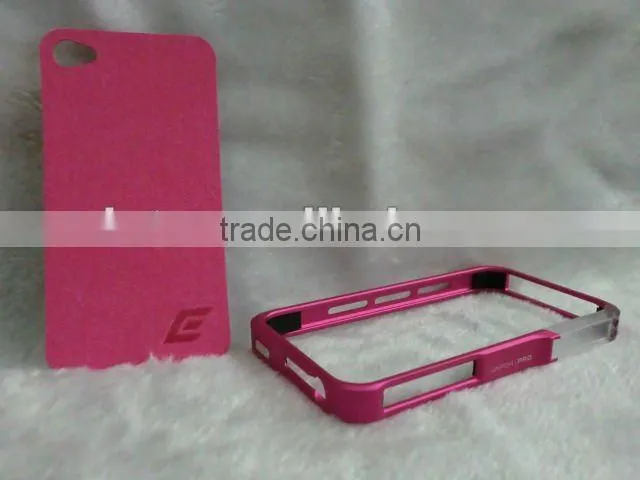 high quality novelty Durable Aluminium Metal Bumper Cover Case for iphone 4 4S