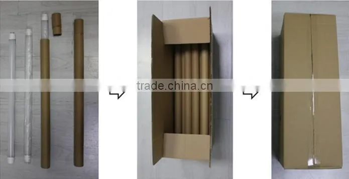 Rotatable base long lifespan energy saving 1200mm 18W led tube t8