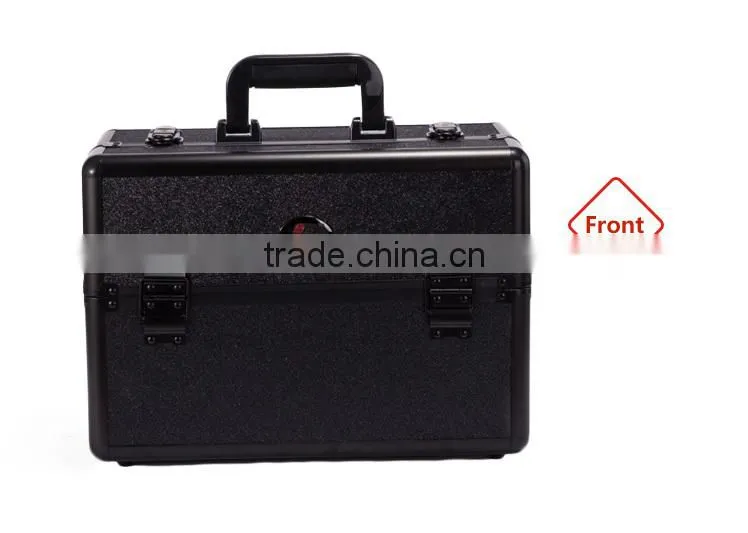 Factory Price Hairdressing Artist Portable Aluminum Makeup Box