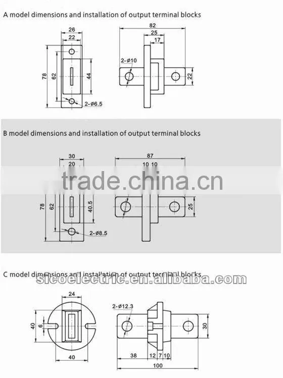 output terminal block series