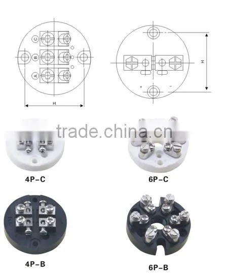 Industry Temperature Sensor Thermocouple Alluminum Junction Box 004
