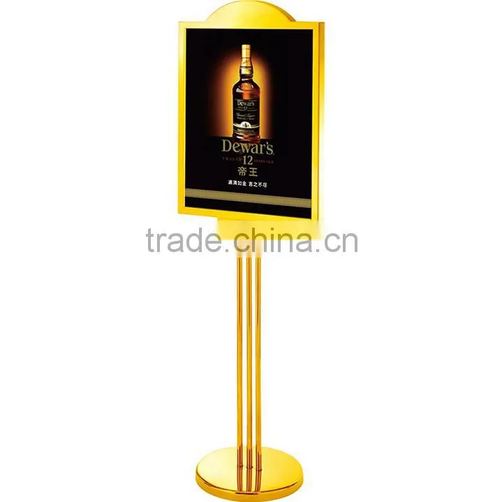 Billboard titanium Jinshui brand exhibition card display welcome card display stand