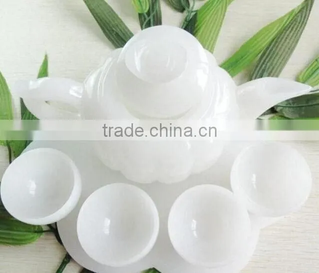 white crystal marble bowl set for gift