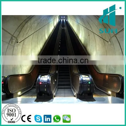 Economical indoor using VVVF escalator step chain