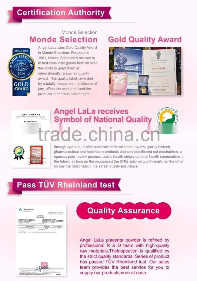 Angel Lala placenta extract powder