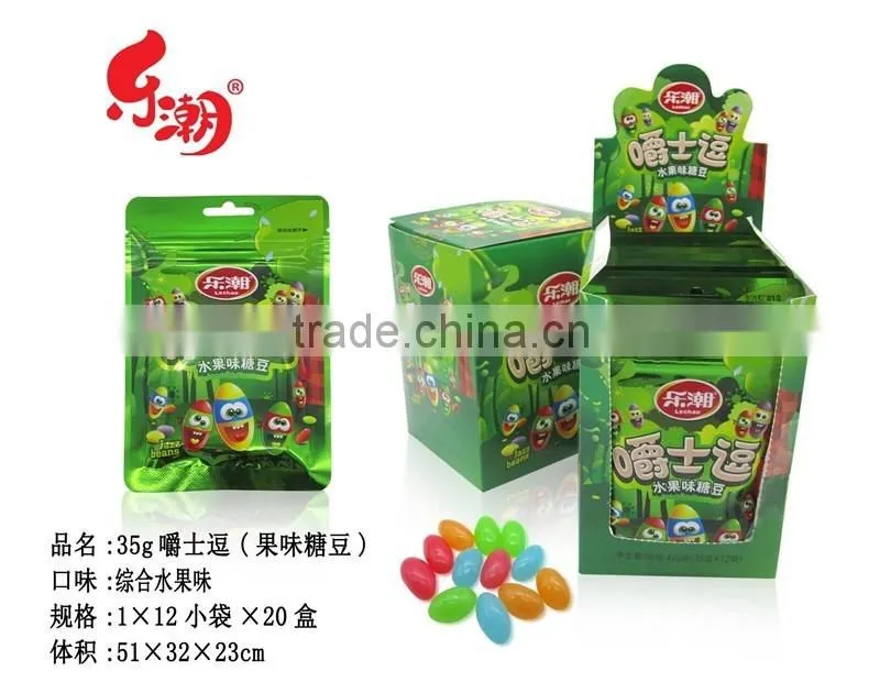 Halal Jelly Bean Fruit Flavory Soft Candy