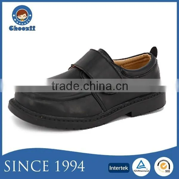 Choozii 2016 European Style High-end Leather Black Student Shoes