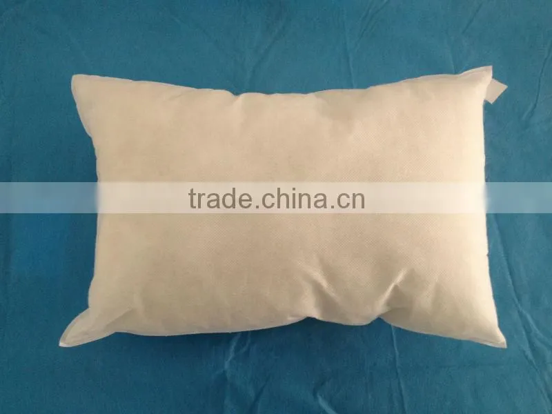 Disposable custom travel pillow for airline